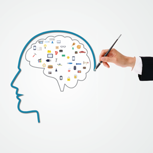 Man thinking Prezi template