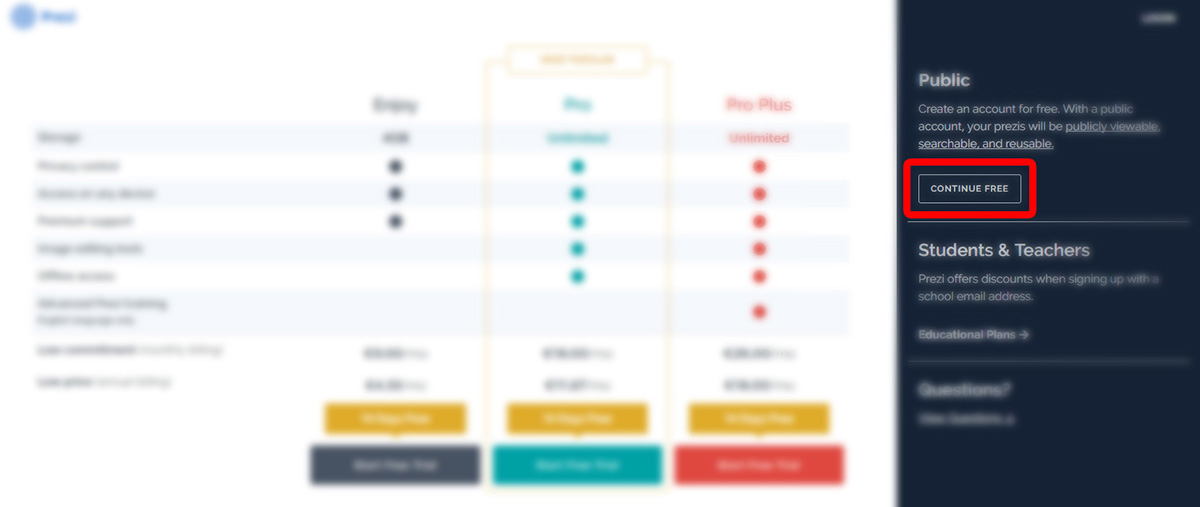 use-prezi-for-free