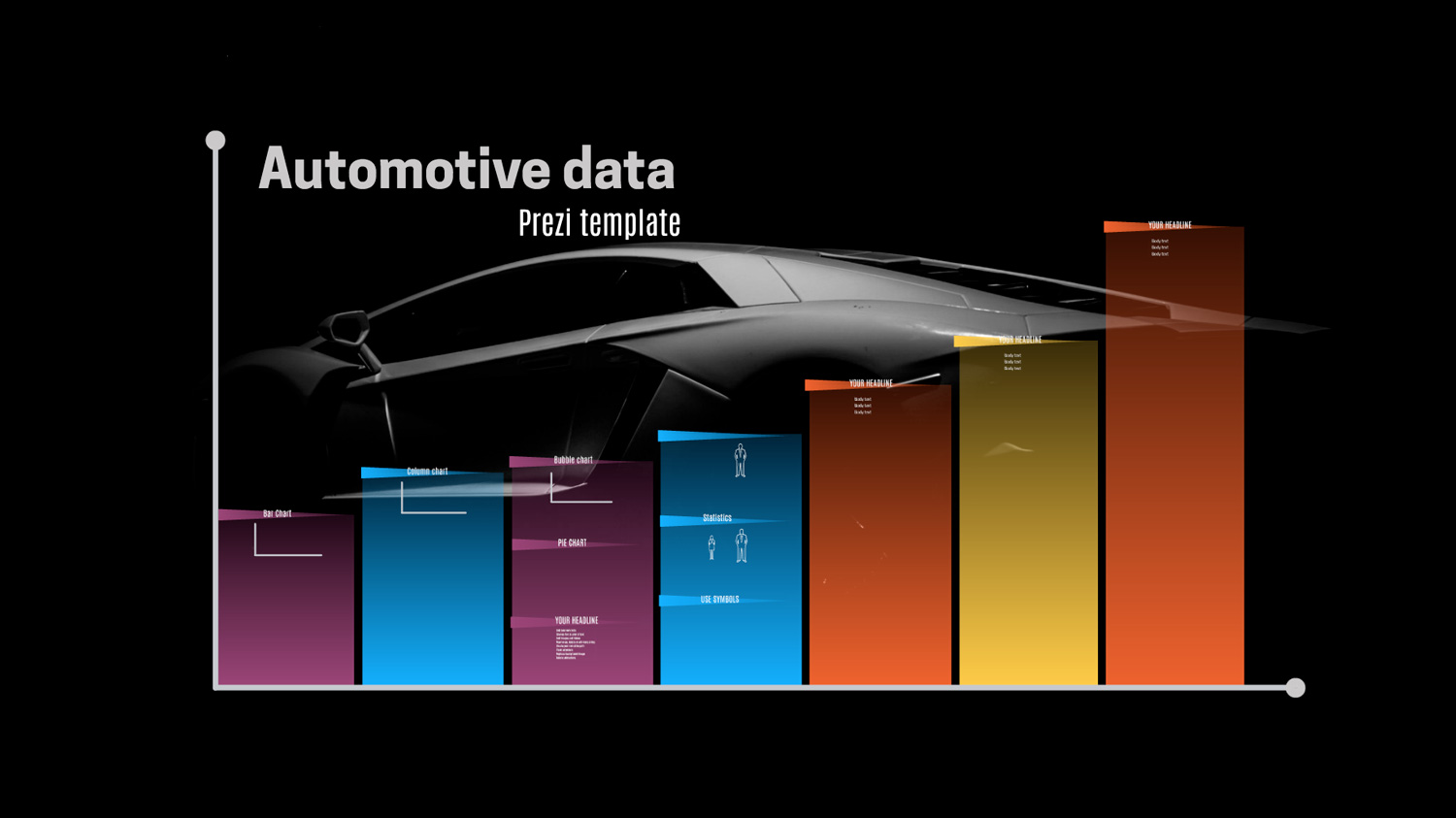 Automotive data Prezi template