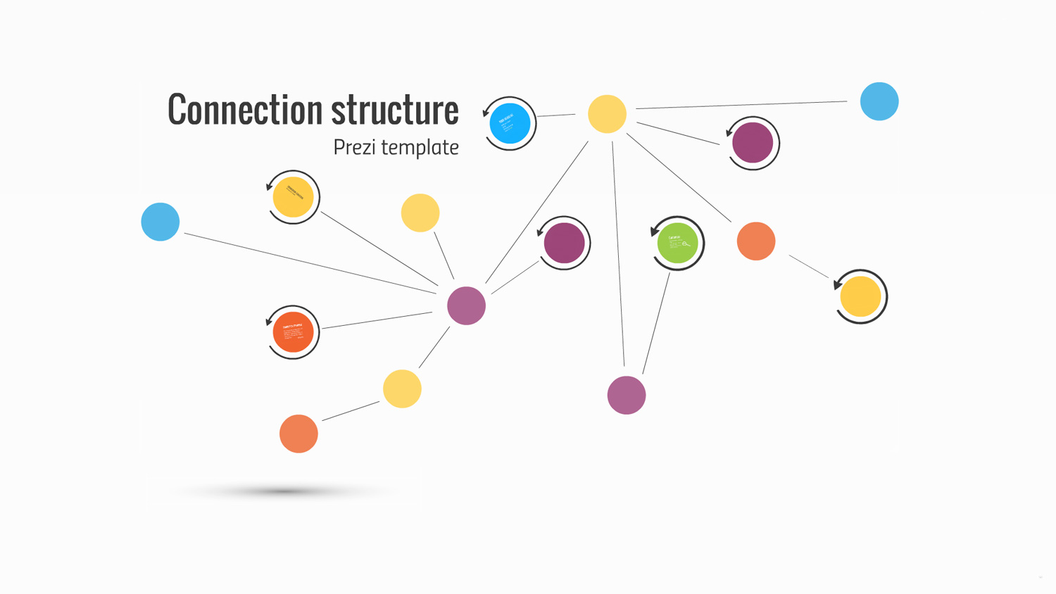 Connection structure Prezi template