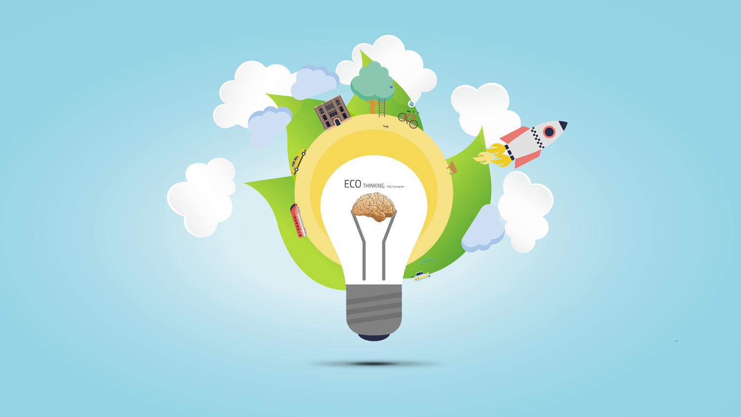 Eco Thinking Prezi template