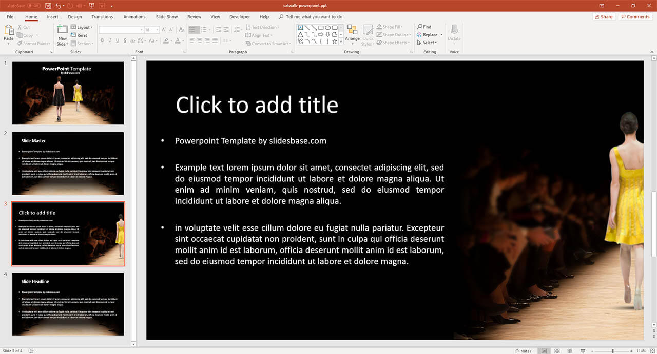 fashion-show-models-on-catwalk-runway-powerpoint-ppt-template