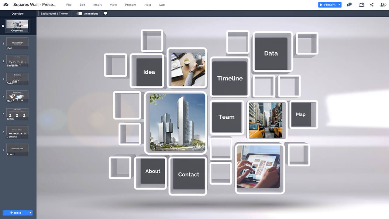 3d-wall-content-structure-professional-rectangles-design-prezi-presentation-template