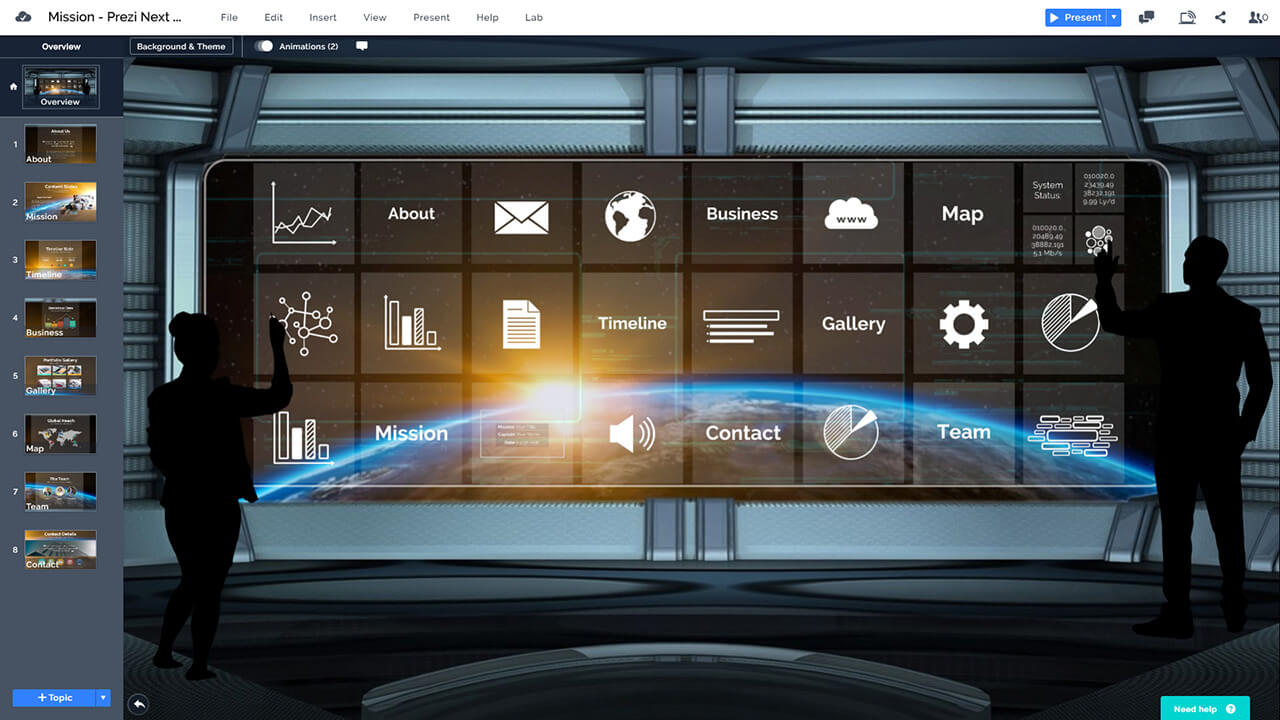 7-business-mission-space-ship-view-earth-space-exploration-presentation-template-startup