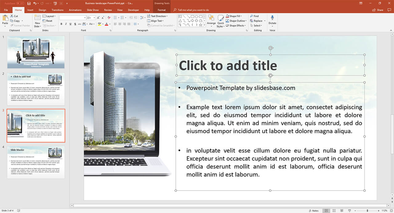 business-competition-company-landscape-3d-creative-laptop-city-powerpoint-ppt-template