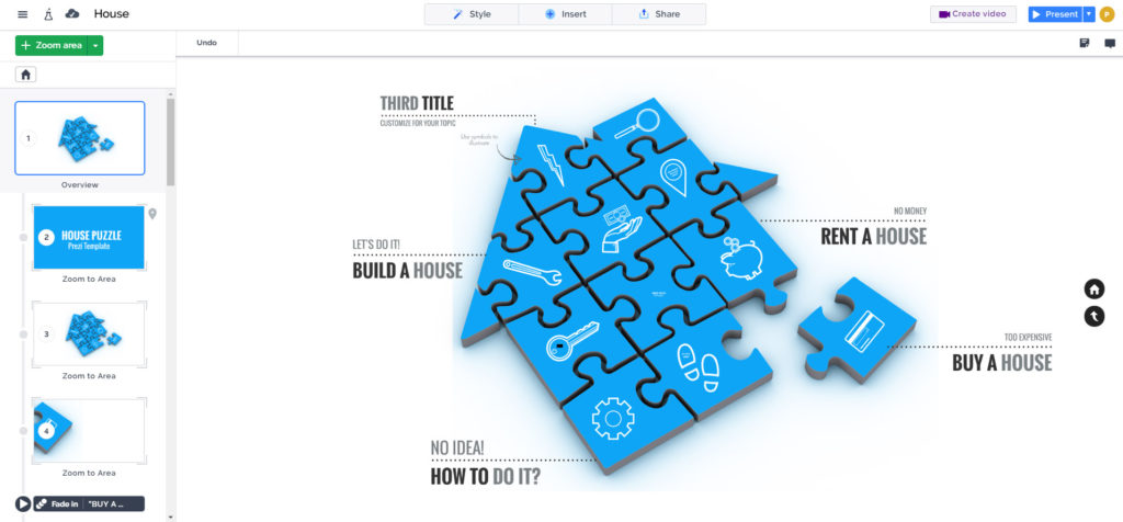 house puzzle presentation