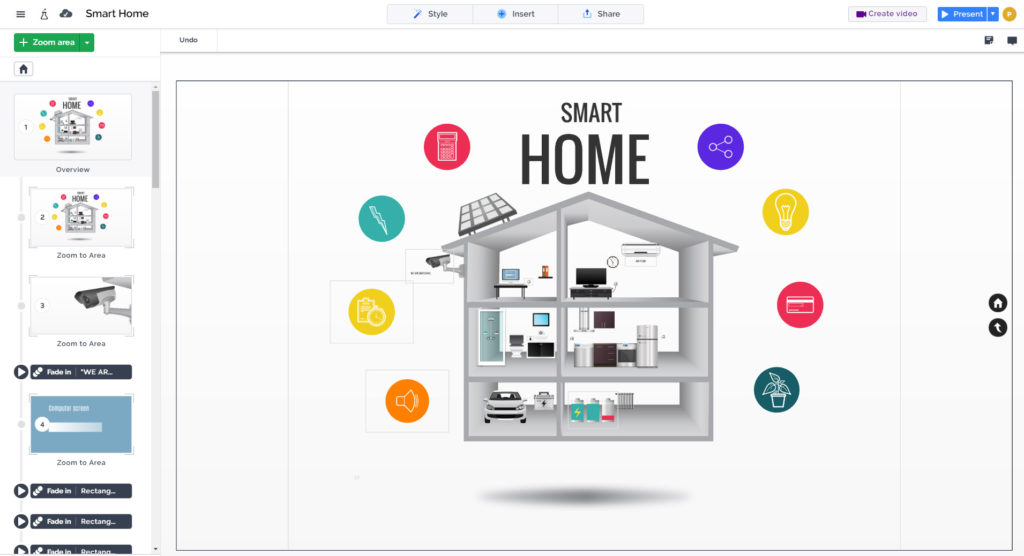 smart house presentation template