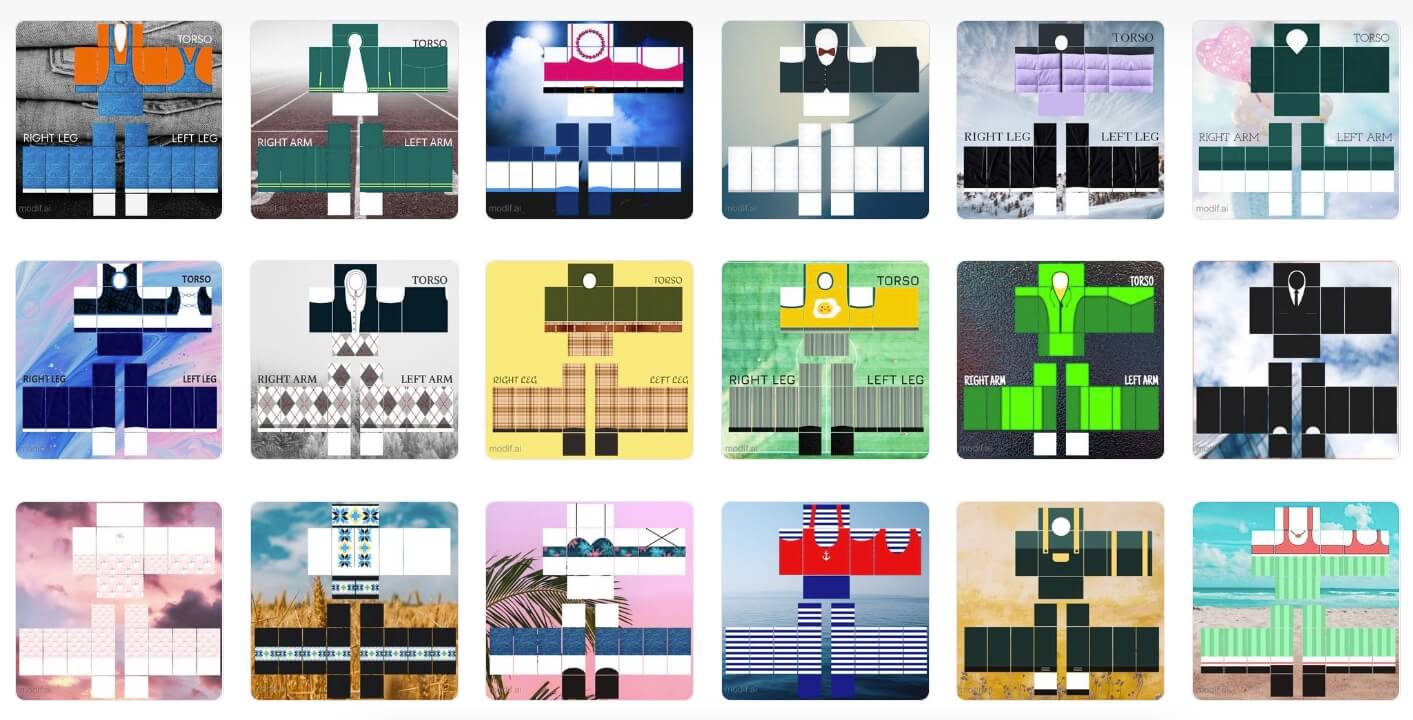 Roblox shirt and pants templates download and edit