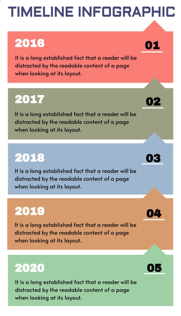 colorful blocks infographic